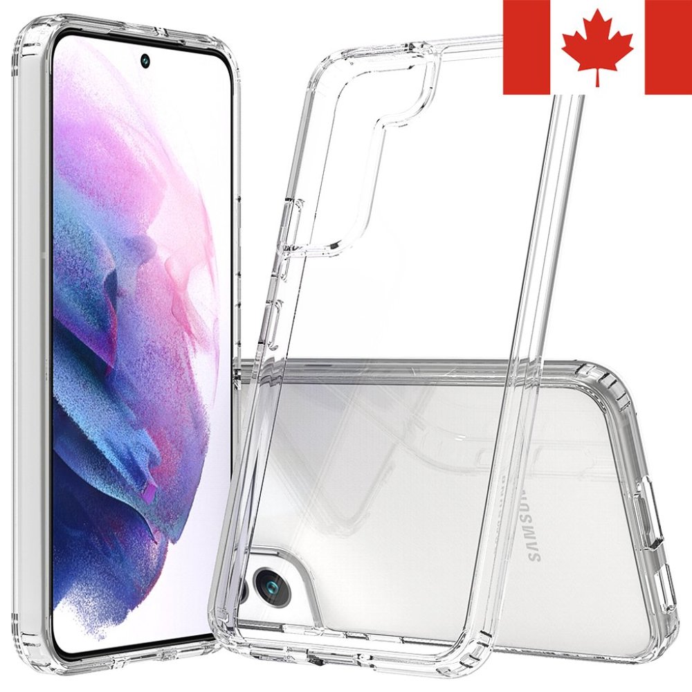 Samsung S22 5G (2022) Case Transparent Hard Back Shockproof TPU